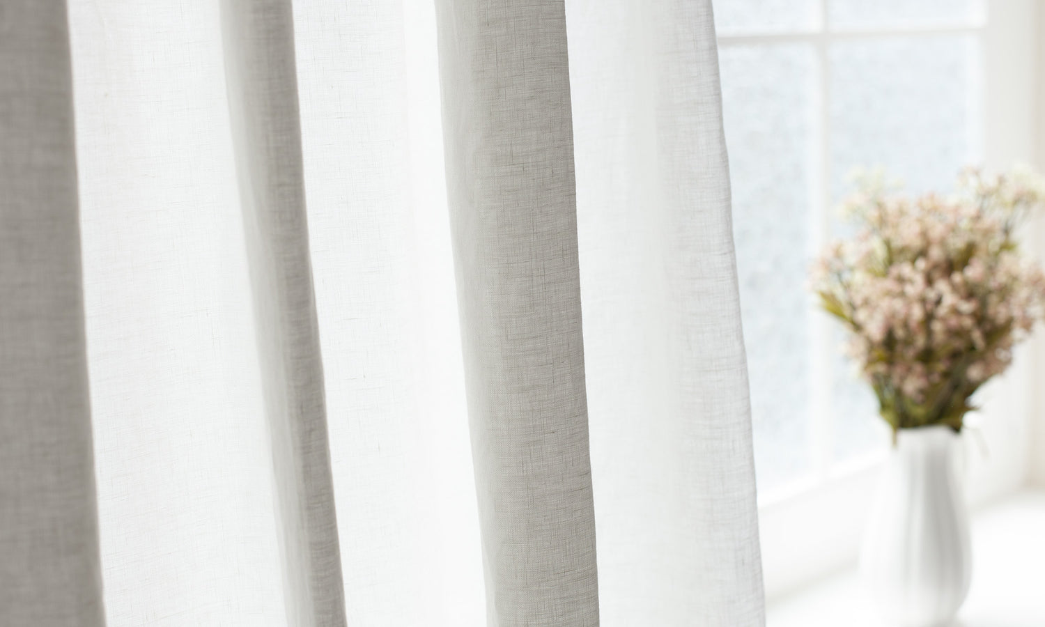 유럽 수입 오가닉 린넨 커튼 맞춤제작