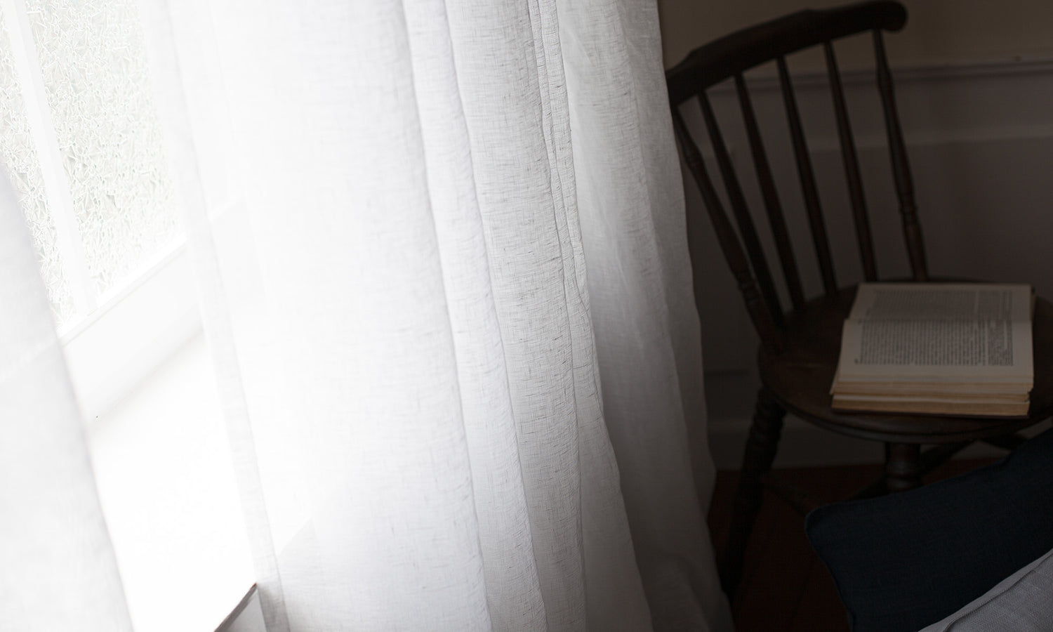 유럽 수입 프리미어 린넨 시어 커튼