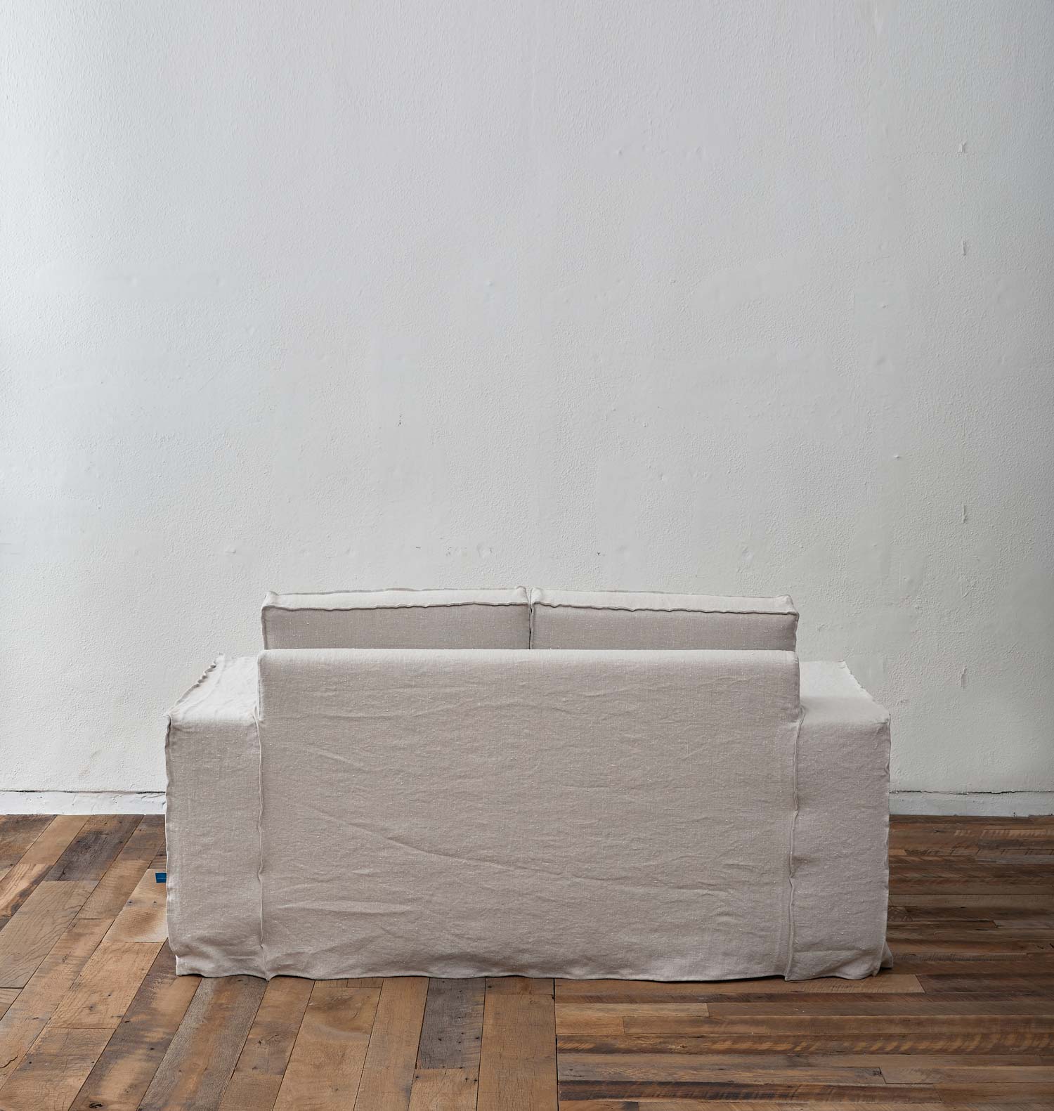 Milton Linen Loose Cover Sofa made in Italy