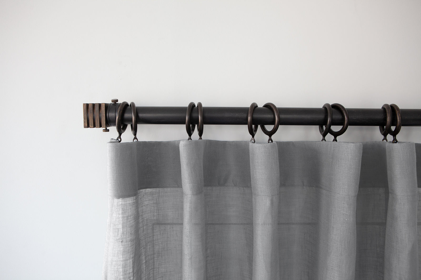 이태리 프리미어 리넨 시어 미노리 다크그레이