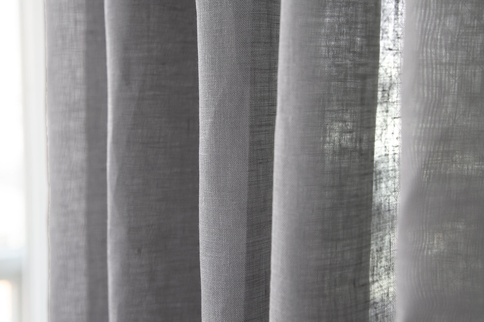 이태리 프리미어 리넨 시어 미노리 다크그레이