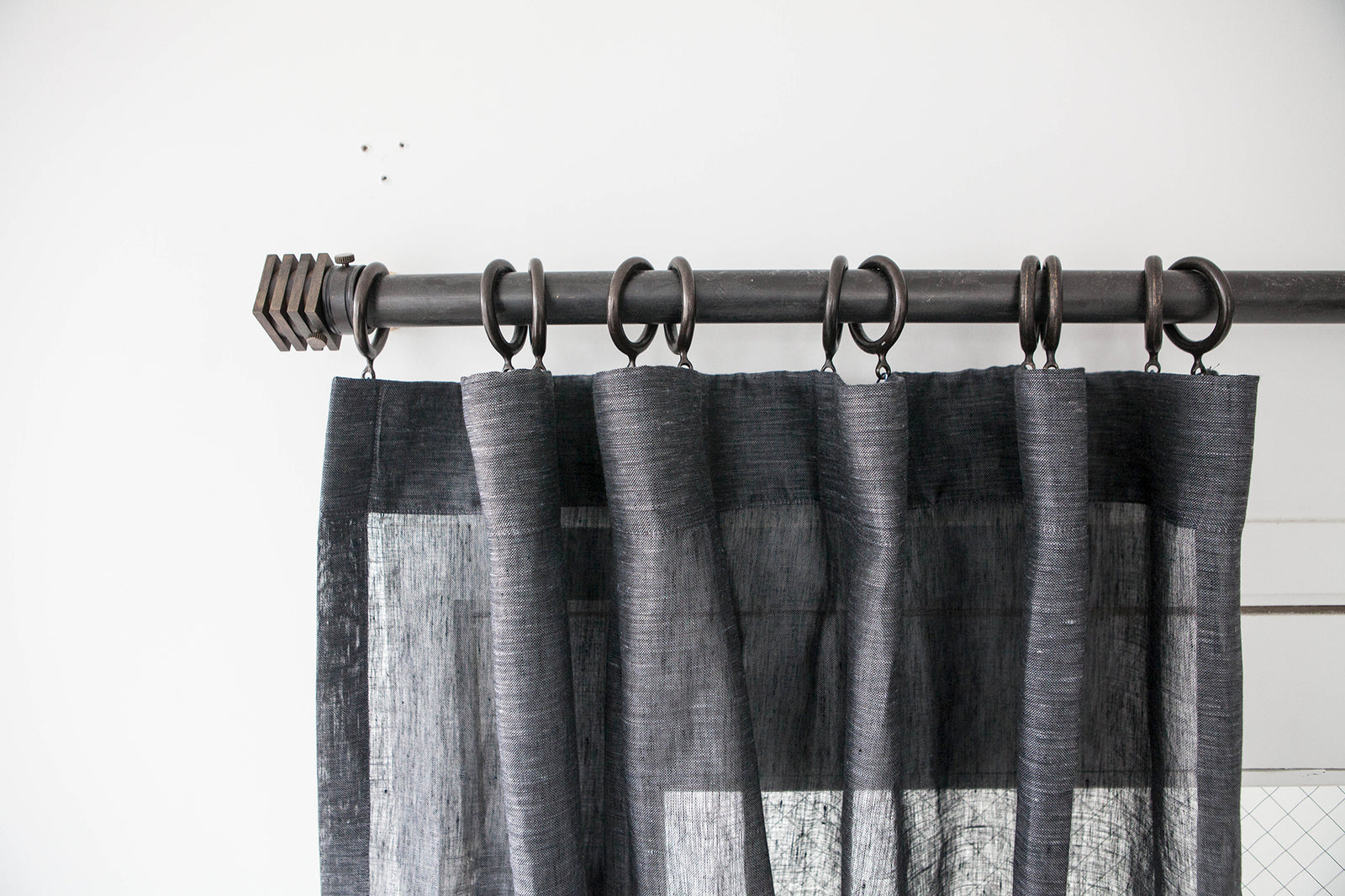 이태리 프리미어 리넨 시어 미노리 블랙베리