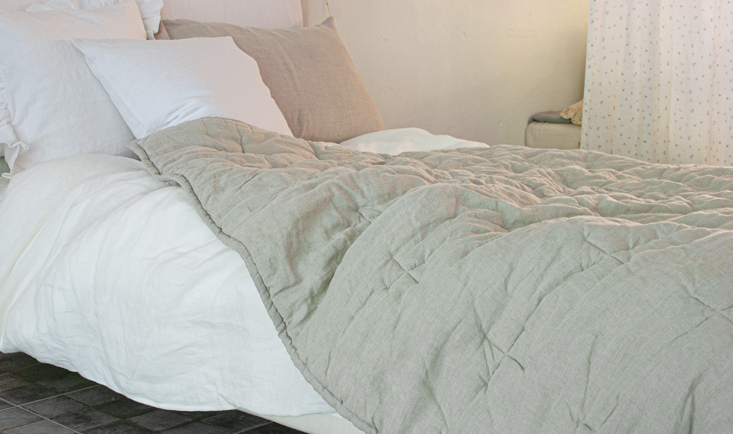 프랑스 리넨 코르테스 퀼트