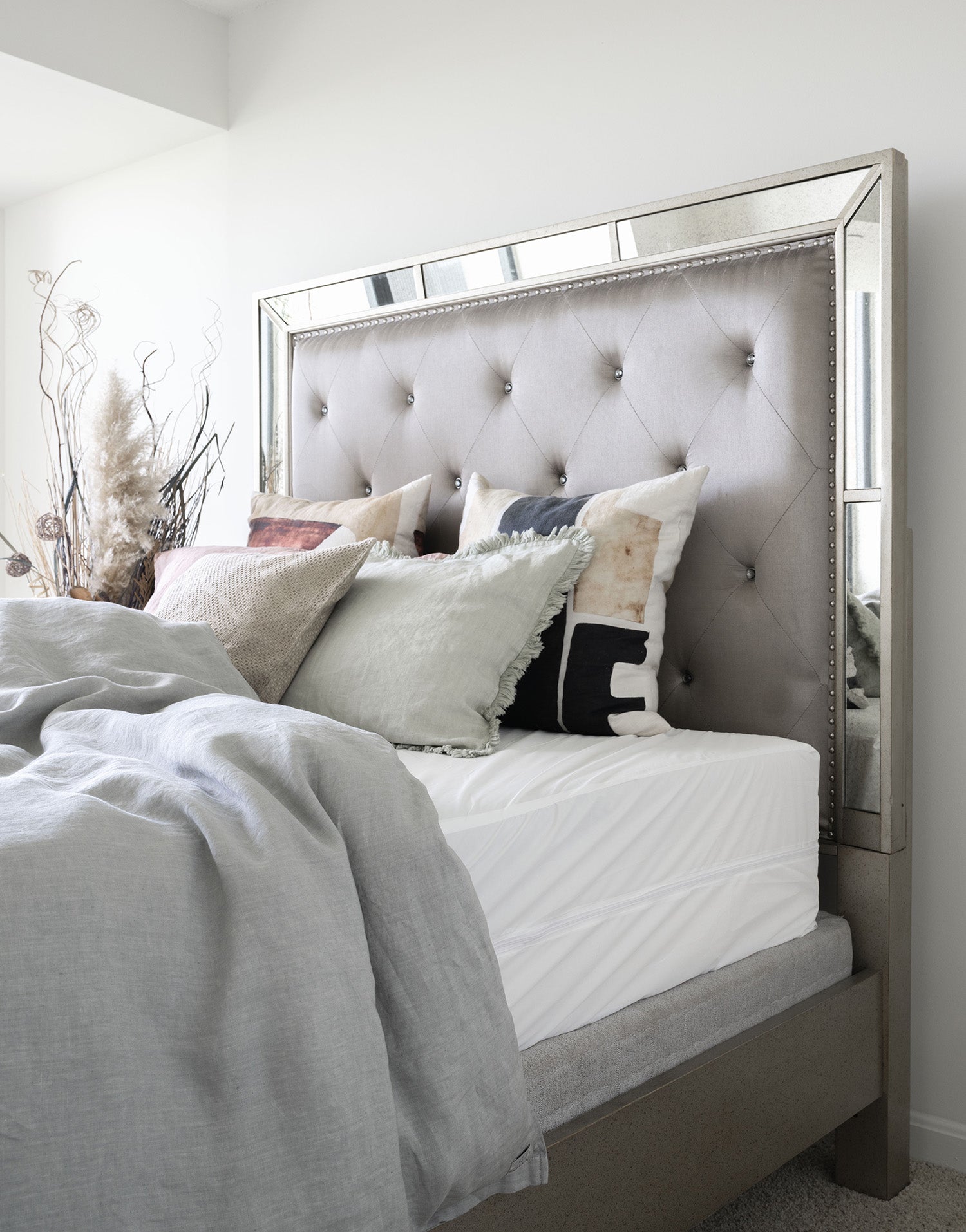 이태리 리넨/면 하이브리드 양면 이불 커버 엠폴리 (8 컬러)