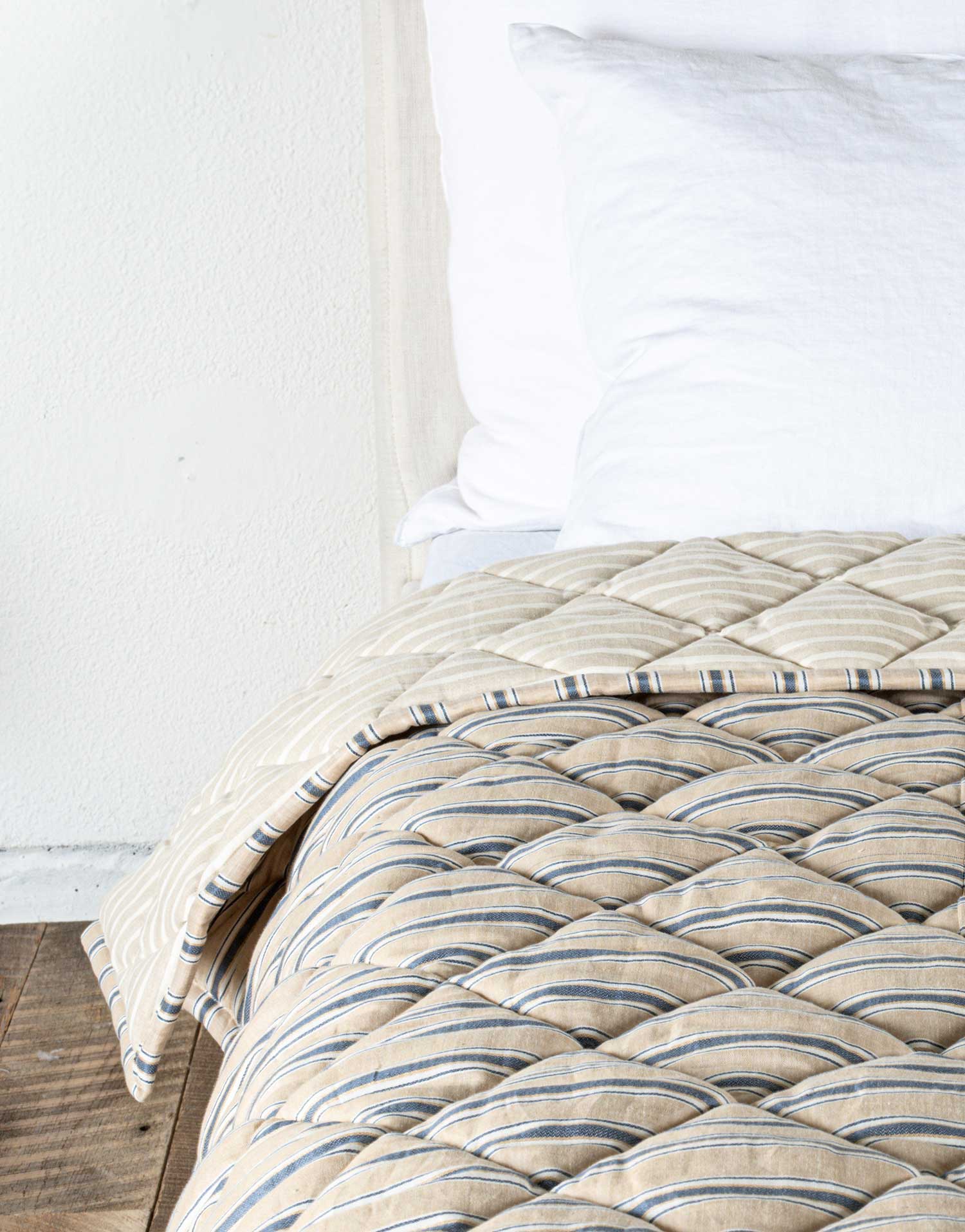 이태리 리넨 리알토 스트라이프 퀼트