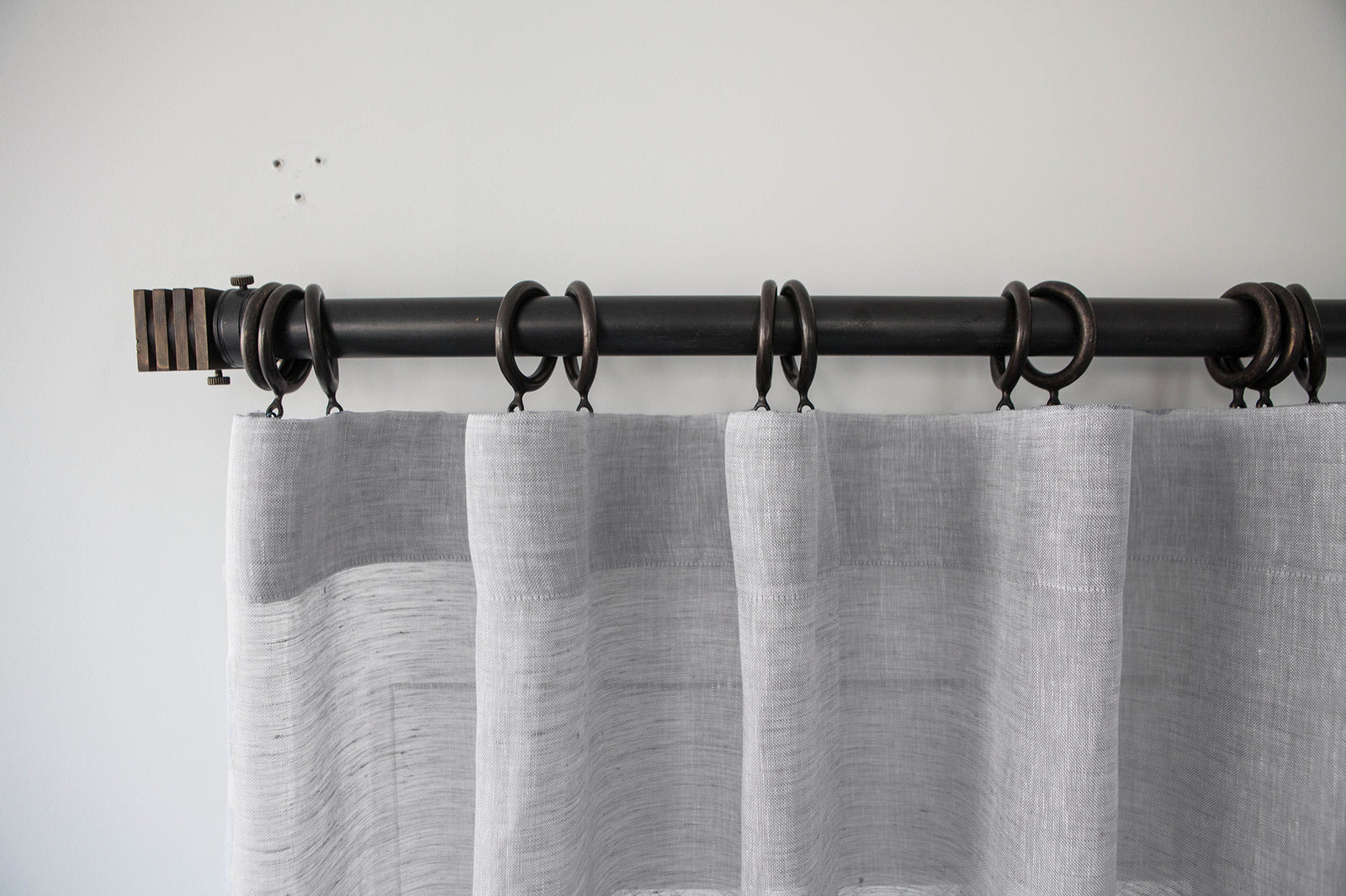 이태리 프리미어 리넨 시어 미노리 애시 그레이