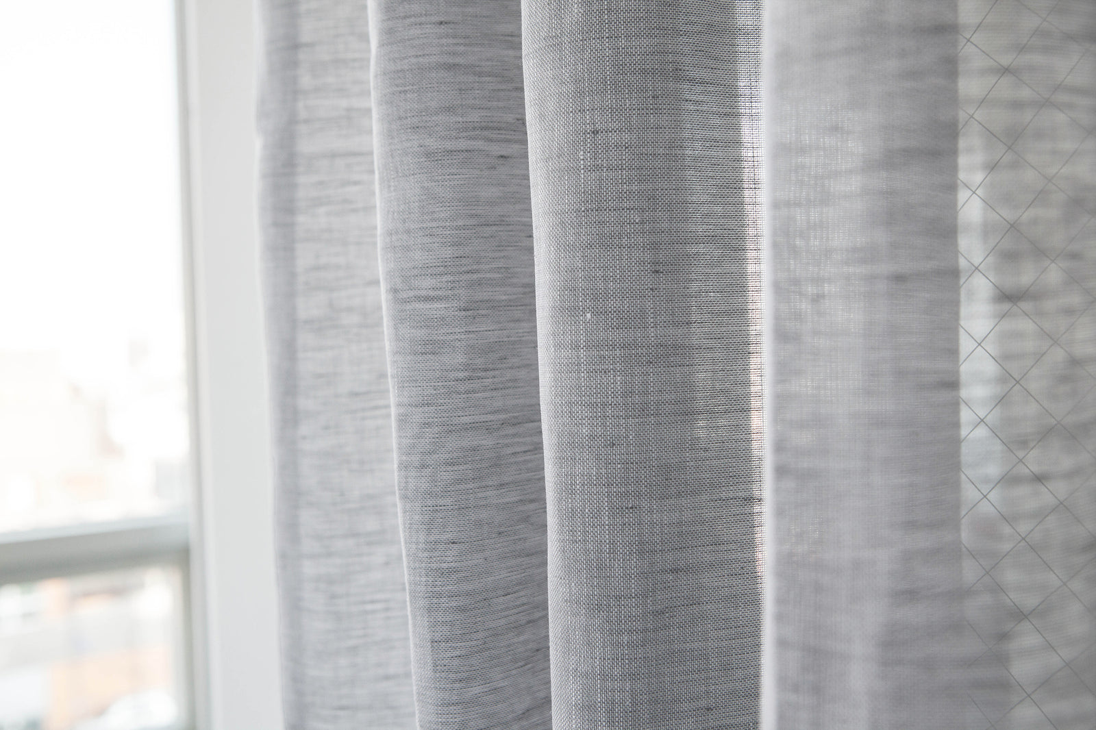 이태리 프리미어 리넨 시어 미노리 애시 그레이