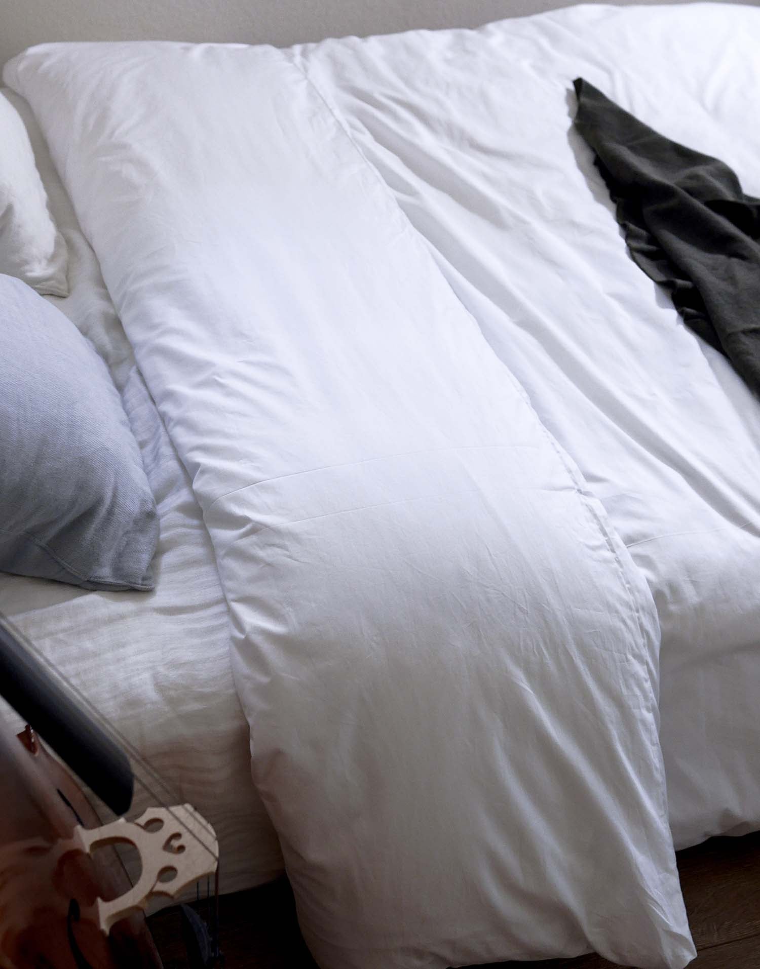 이태리 코튼 아트라니 페일 화이트 이불 커버 & 세트