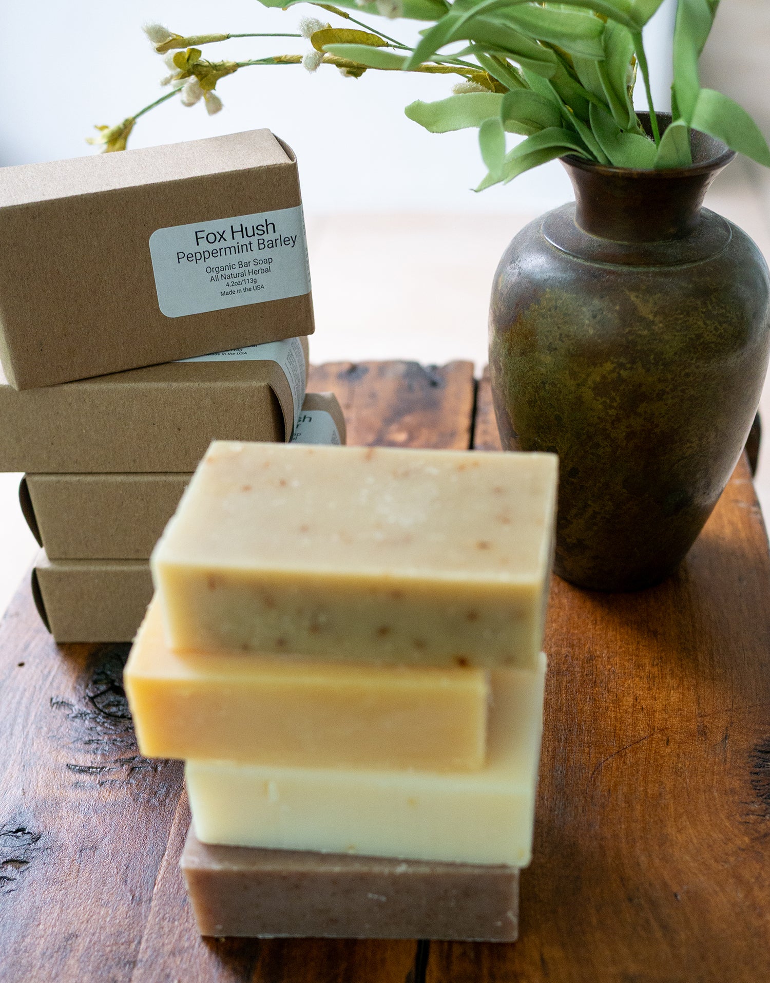 Fox Hush Organic Bar Soap - Rosemary Citrus