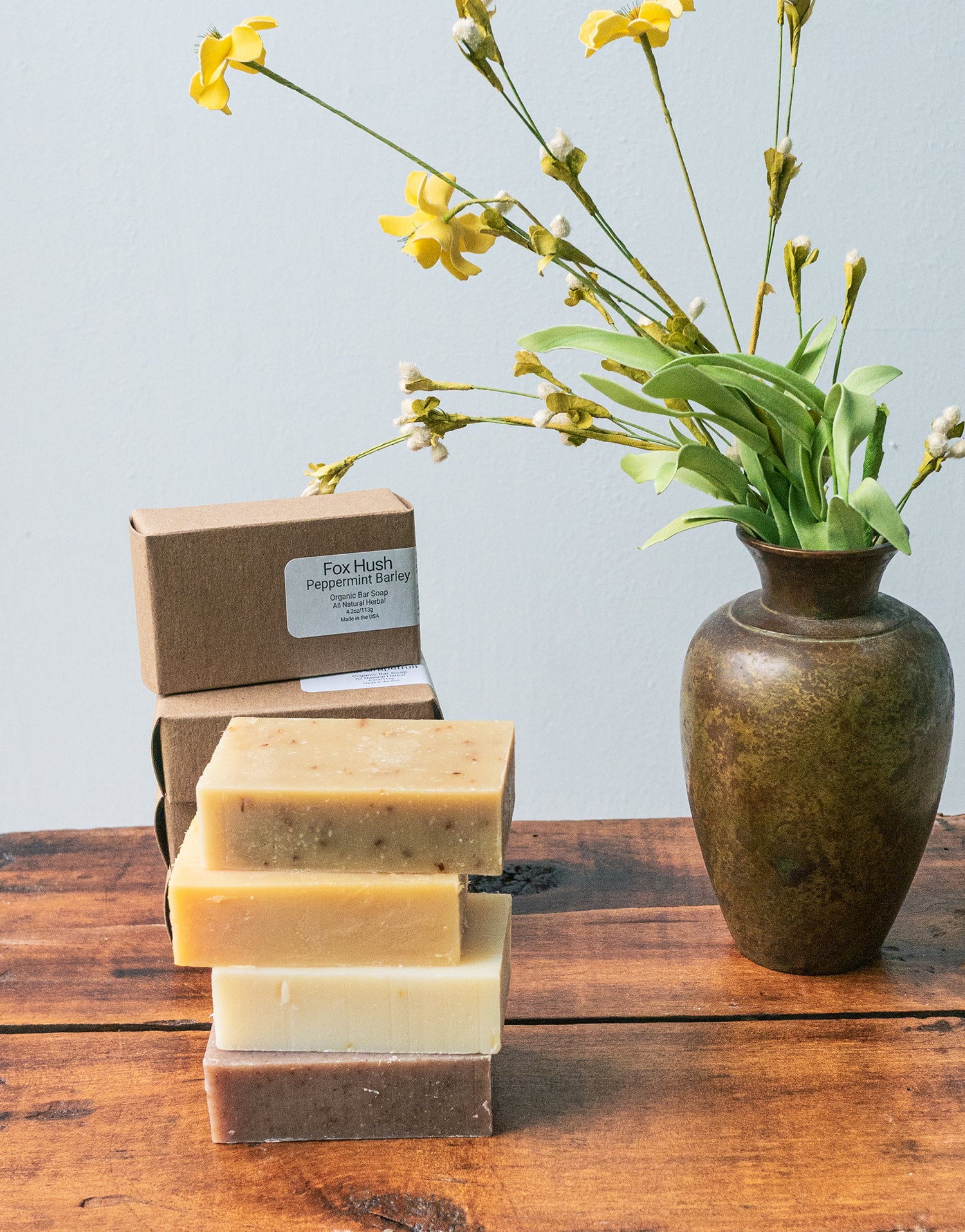 Fox Hush Organic Bar Soap - Madder Bergamot