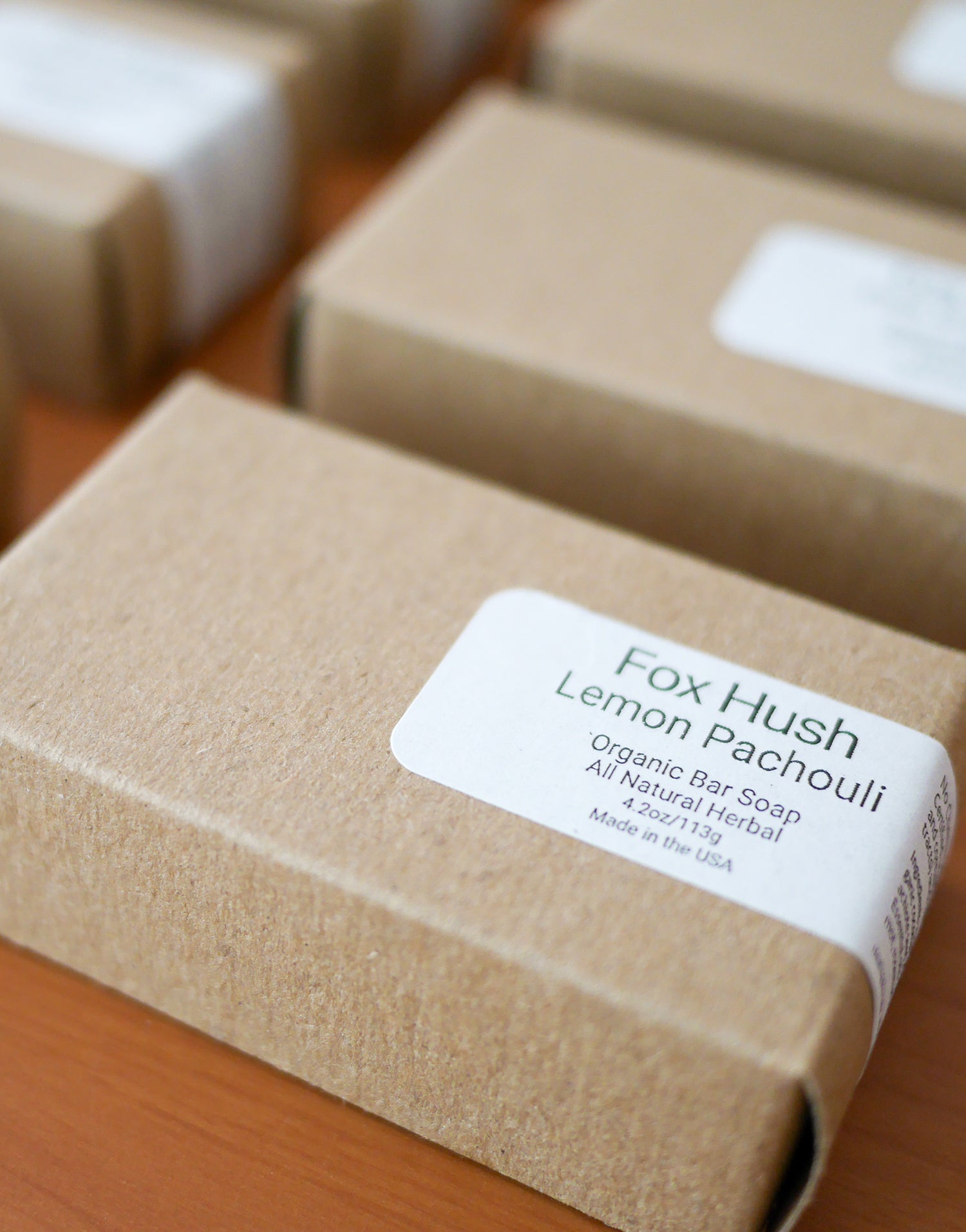 Fox Hush Orgarnic Bar Soap (4pc)