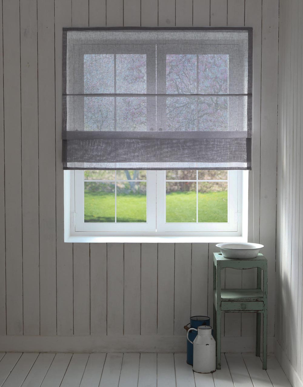 {견적} 이태리 Miniato 리넨 Roman Shade 맞춤제작