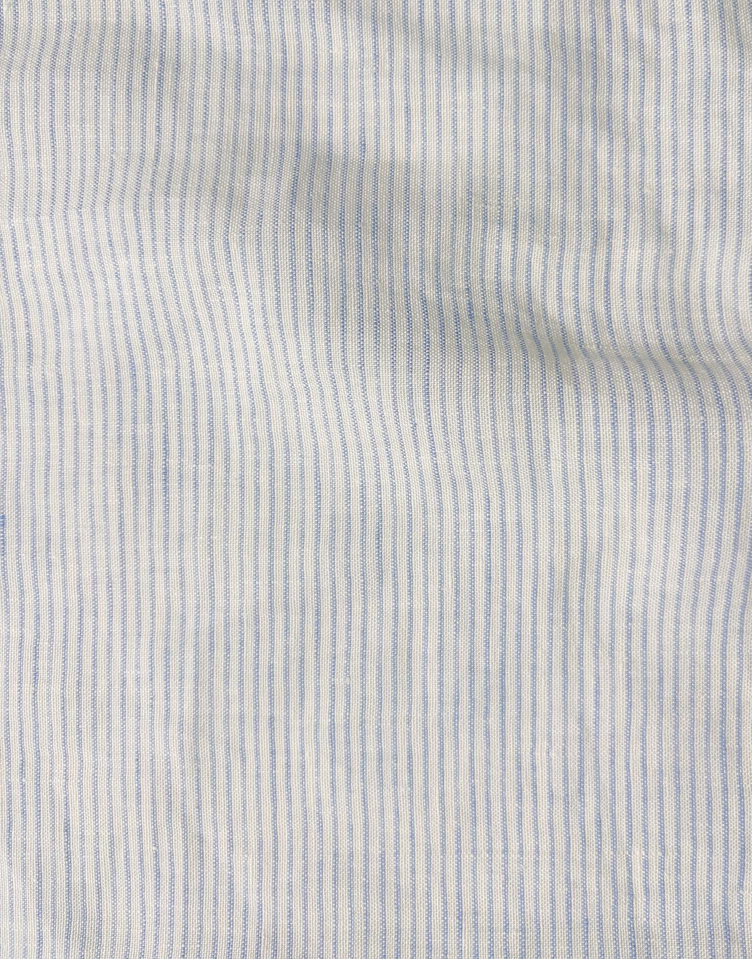 유럽 이탈리아 프리미엄 리넨 하우스 구다모, 퀸트에센셜 린넨 로만쉐이드 라운드 디자인, 마리오네 블루, 맞춤제작 | GUDAMO Italian Linen Roman Shade Round Design Marione Blue Custom