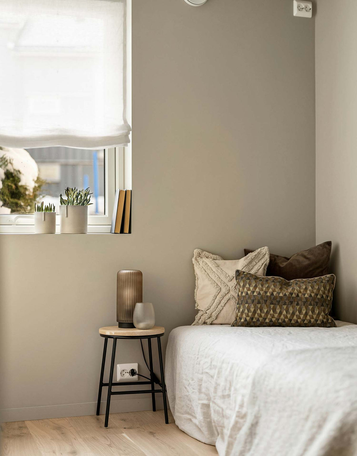 유럽 이탈리아 프리미엄 리넨 하우스 구다모, 퀸트에센셜 린넨 로만쉐이드 웨이브 디자인, 마리오네 내추럴, 맞춤제작 | GUDAMO Italian Linen Roman Shade Wave Design Marione Natural Custom