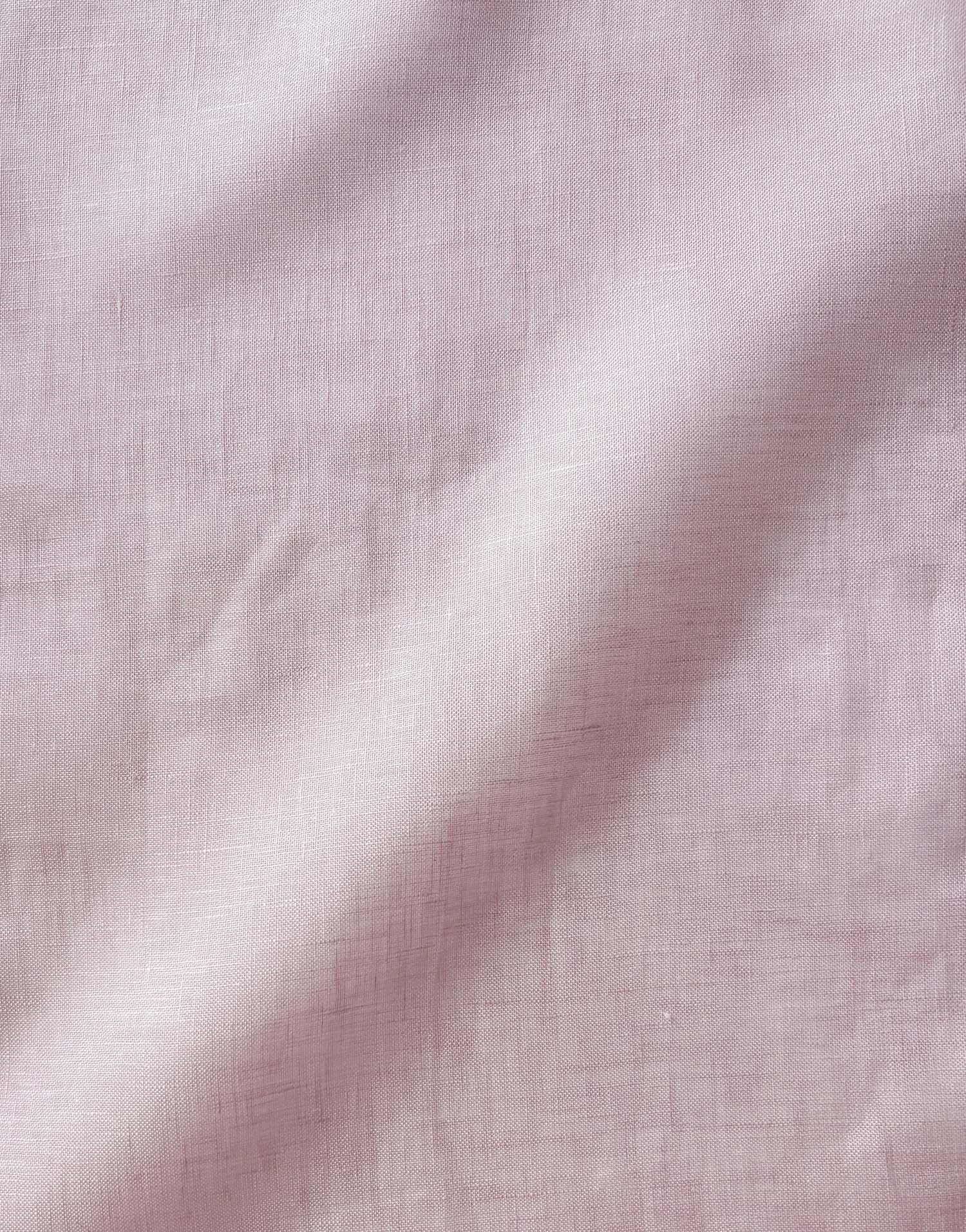 이탈리아 리넨 로만쉐이드 플랫 '오르비에' 라스트 로즈 | 가벼운 비침 시어