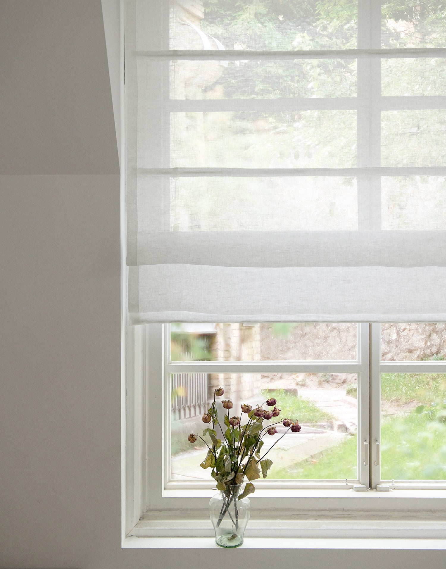 유럽 이탈리아 프리미엄 리넨 하우스 구다모, 퀸트에센셜 린넨 로만쉐이드 플랫 디자인, 사비오 오이스터, 맞춤제작 | GUDAMO Italian Linen Roman Shade Flat Design Savio Oyster Custom