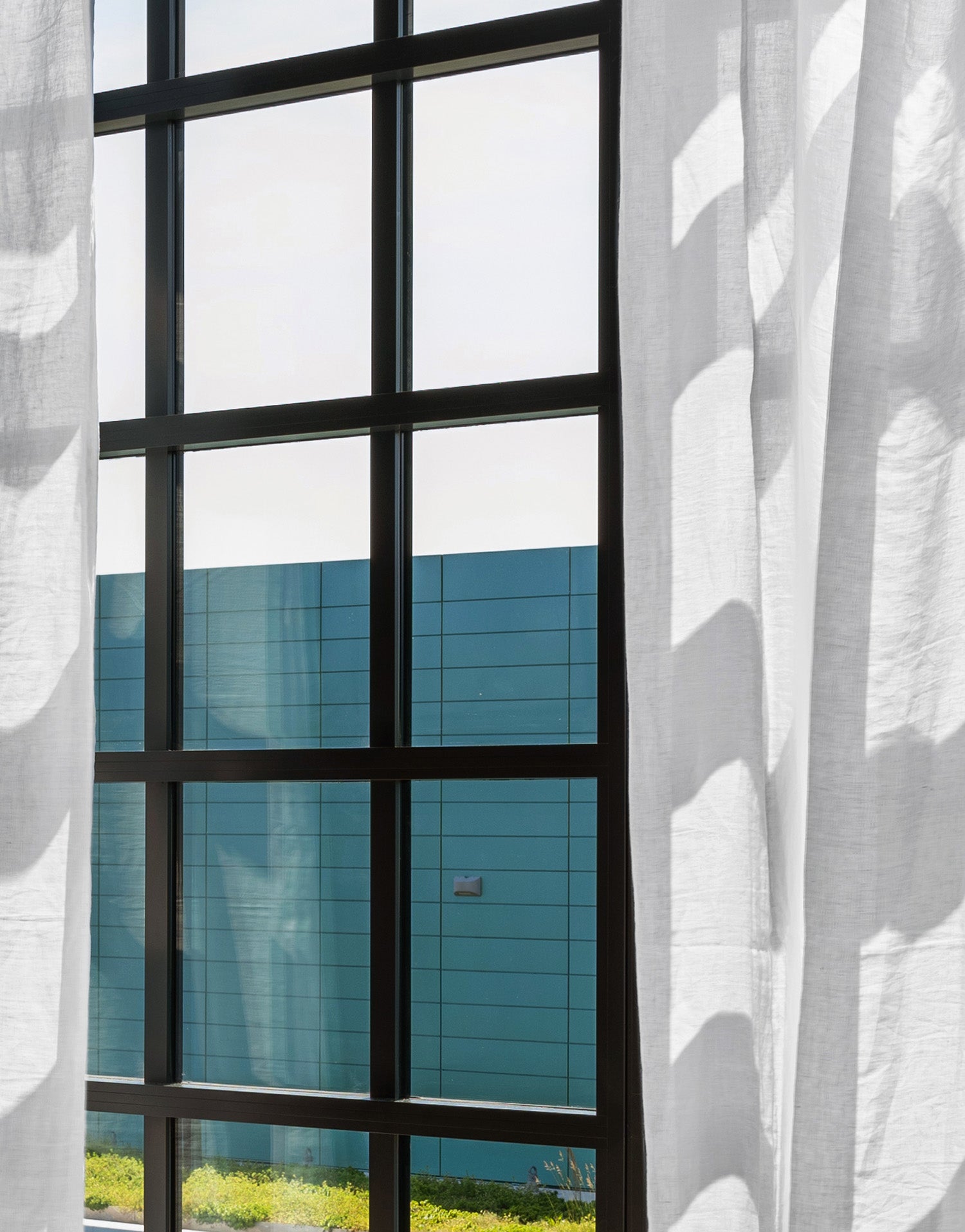 프랑스 리넨 세미 오패크 커튼 코르시카 화이트 부드러운  거실 침구 안방 린넨 커튼 맞춤 제작