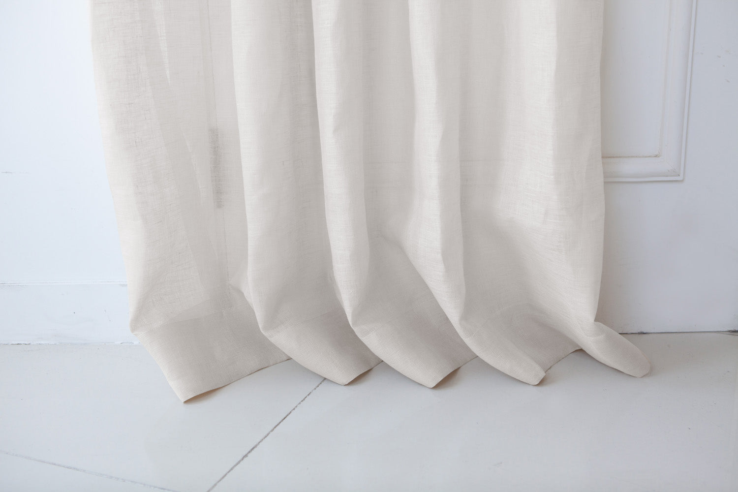 이태리 리넨 시어 커튼 카노비오 오트밀 유럽산 린넨으로 만든 자연스러운 시어 커튼
