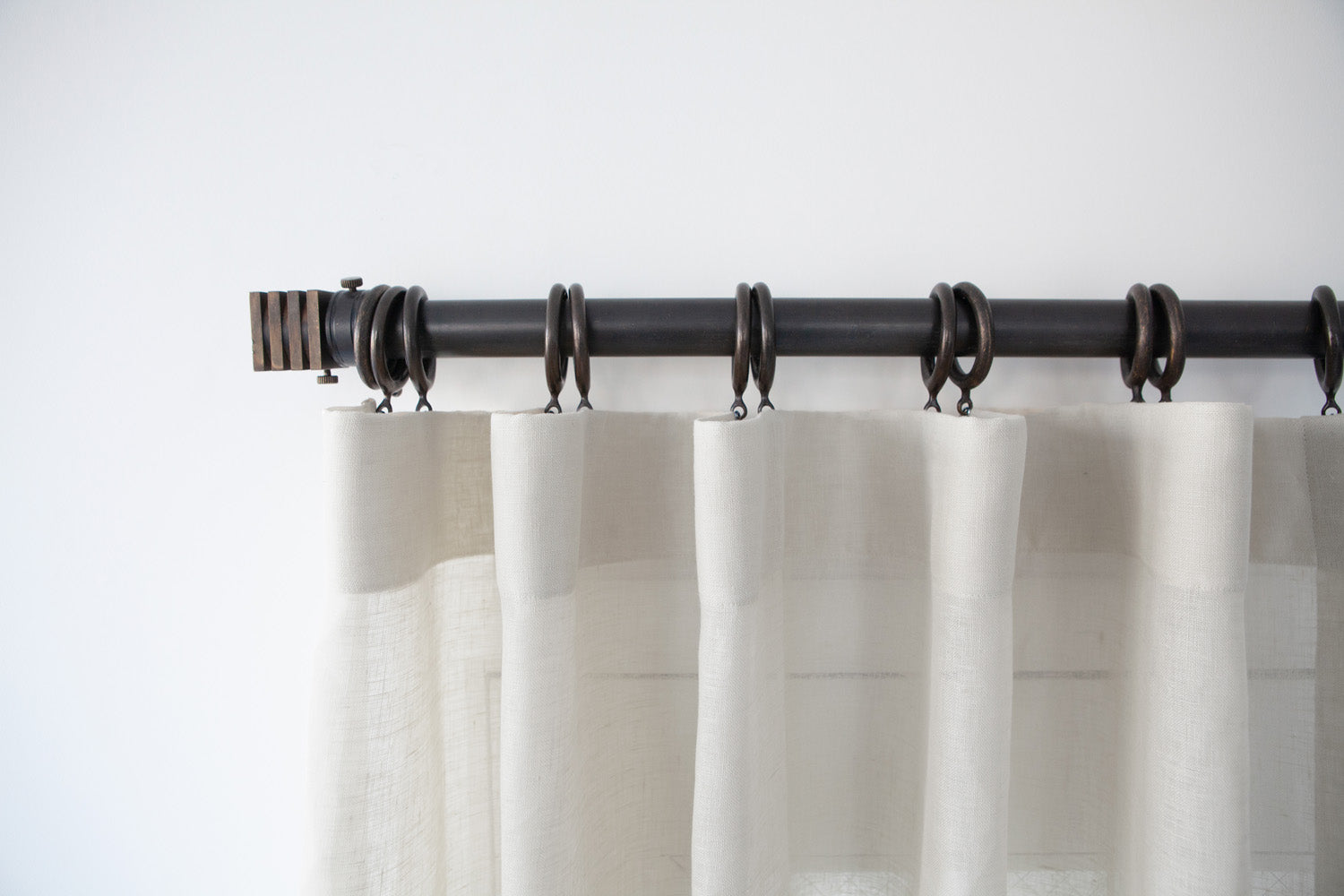 이태리 리넨 시어 커튼 카노비오 오트밀 유럽산 린넨으로 만든 자연스러운 시어 커튼
