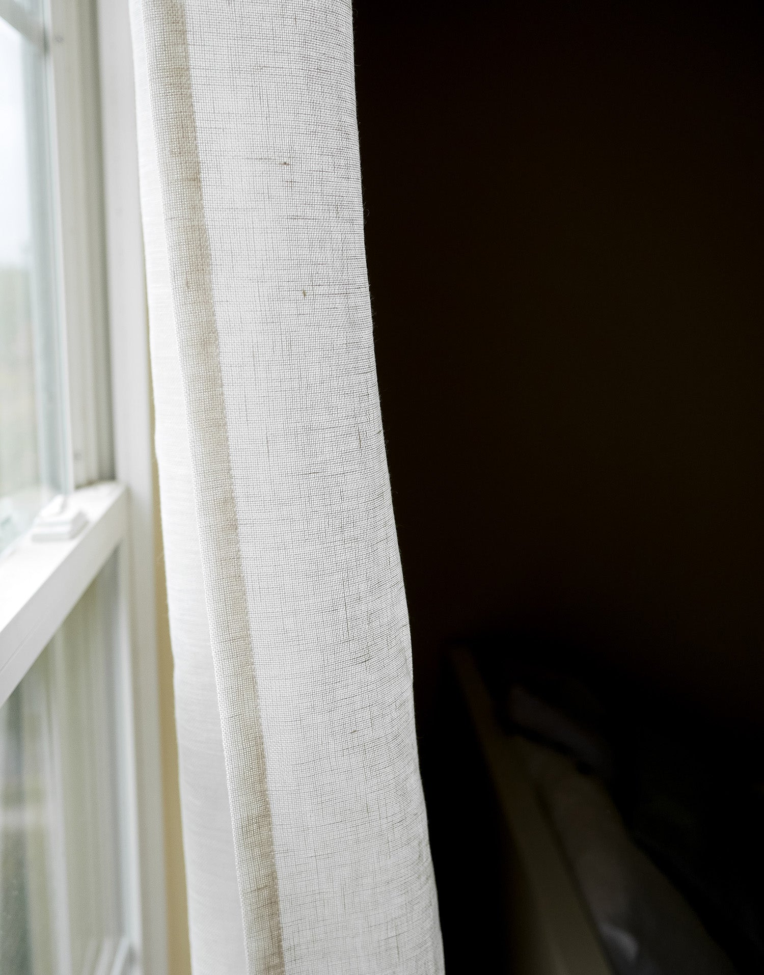 이태리 수입 리넨 시어 커튼 줄리아노 에크루 내추럴 톤의 유럽 린넨 커튼
