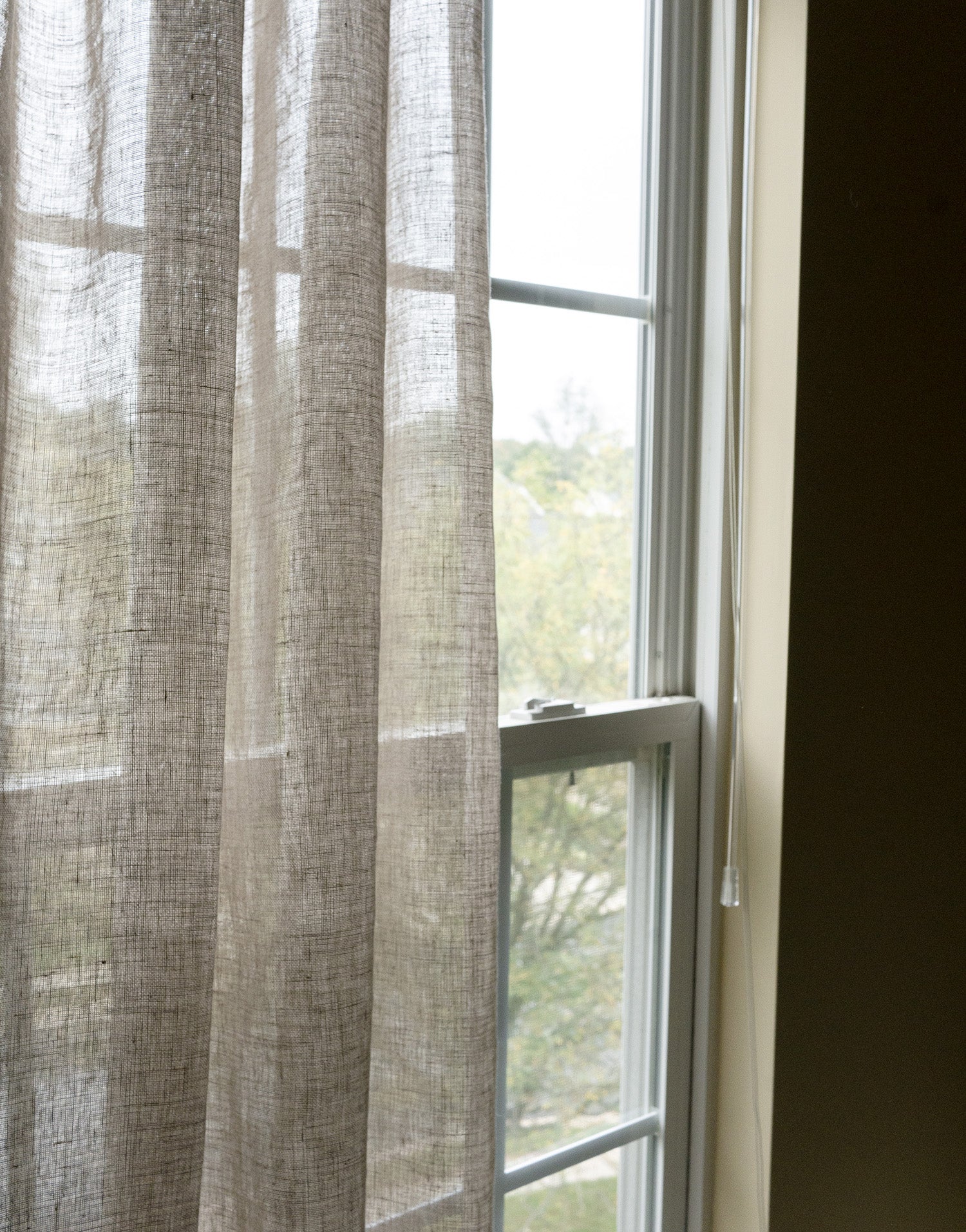 이태리 수입 고중량 리넨 시어 커튼 줄리아노 그레지오 자연광을 부드럽게 거르는 내추럴 린넨 커튼
