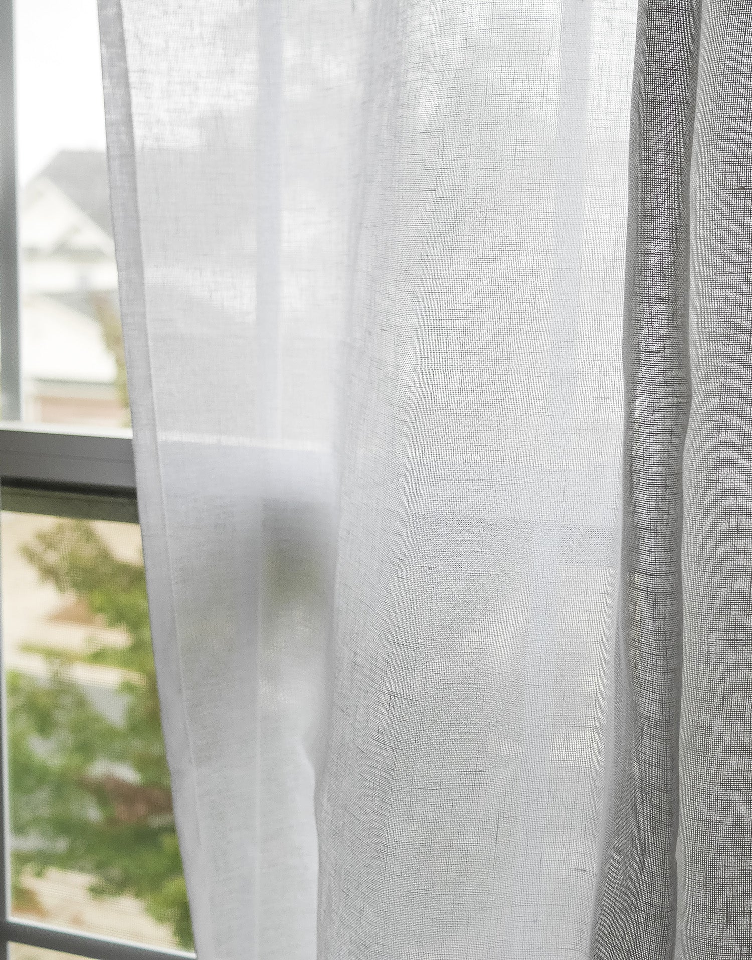 이태리 리넨 시어 커튼 줄리아노 화이트 거실과 침실에 어울리는 고중량 수입 린넨 커튼
