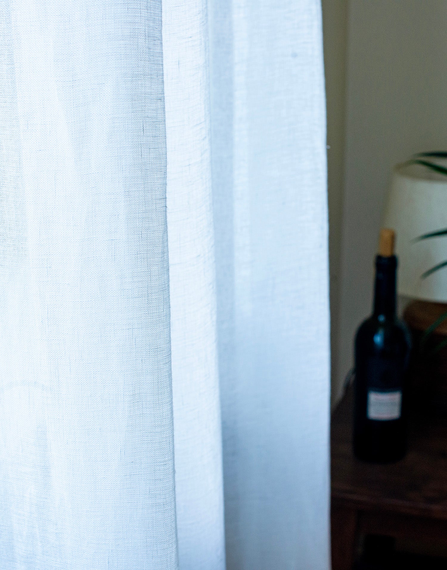 이태리 실키 리넨 시어 커튼 미니아토 화이트 고급스러운 광택의 수입 린넨 커튼
