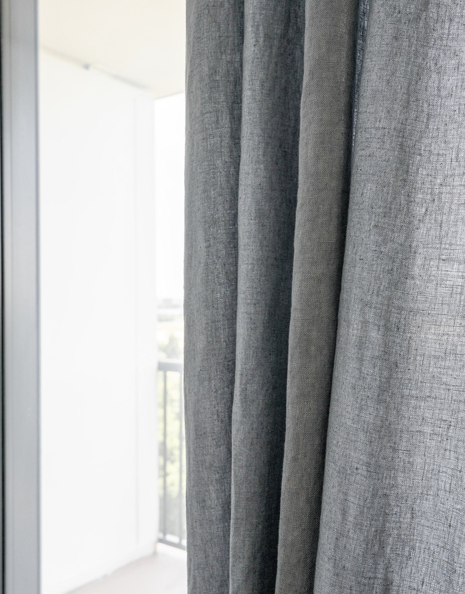 유럽 수입 프리미어 리넨 오패크 두꺼운 커텐 맞춤제작 거실 침실 안방 작은방 아기방 서재 카페 차광 블루 그레이 린넨 커튼