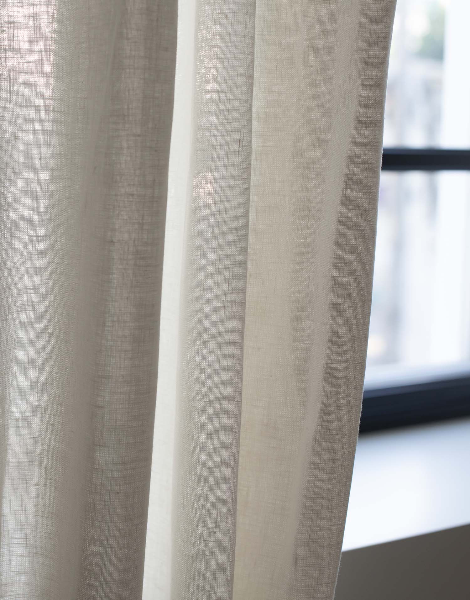 이태리 수입 린넨 커튼 오패크 맞춤제작 내추럴 인테리어용 린넨 커튼
