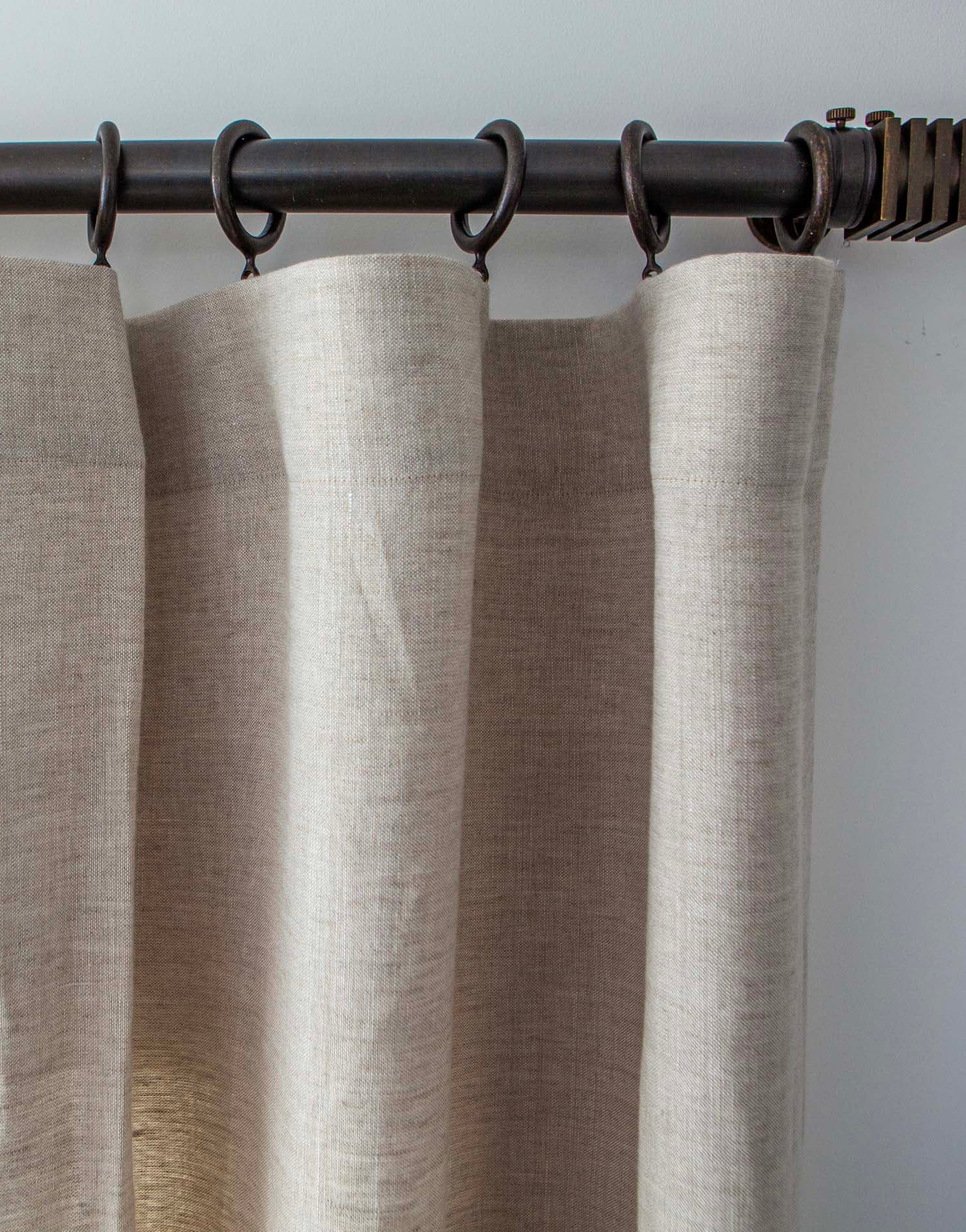 이태리 수입 린넨 커튼 오패크 맞춤제작 내추럴 인테리어용 린넨 커튼
