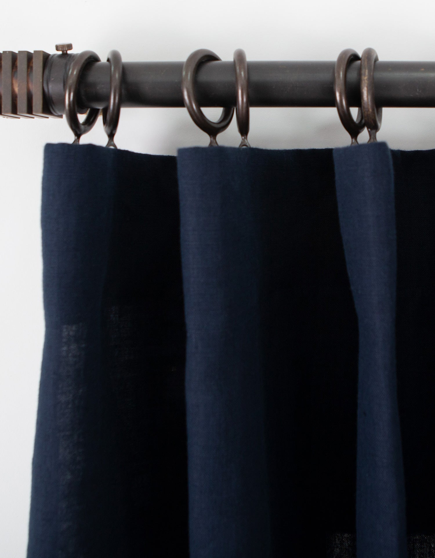 이태리 수입 린넨 커튼 오패크 맞춤제작 침실용 두꺼운 블랙 리넨 커텐