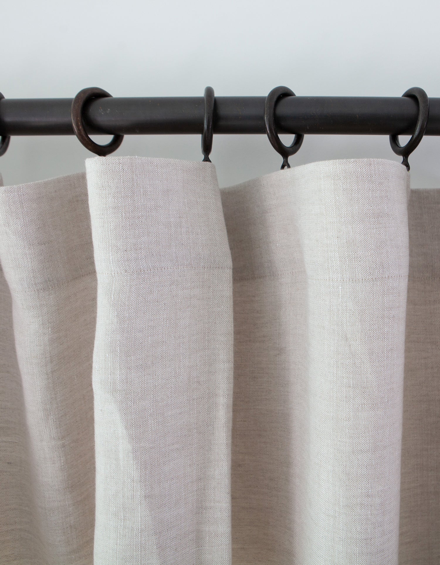 이태리 수입 린넨 커튼 오패크 맞춤제작 따뜻한 톤의 오트밀 리넨 커텐