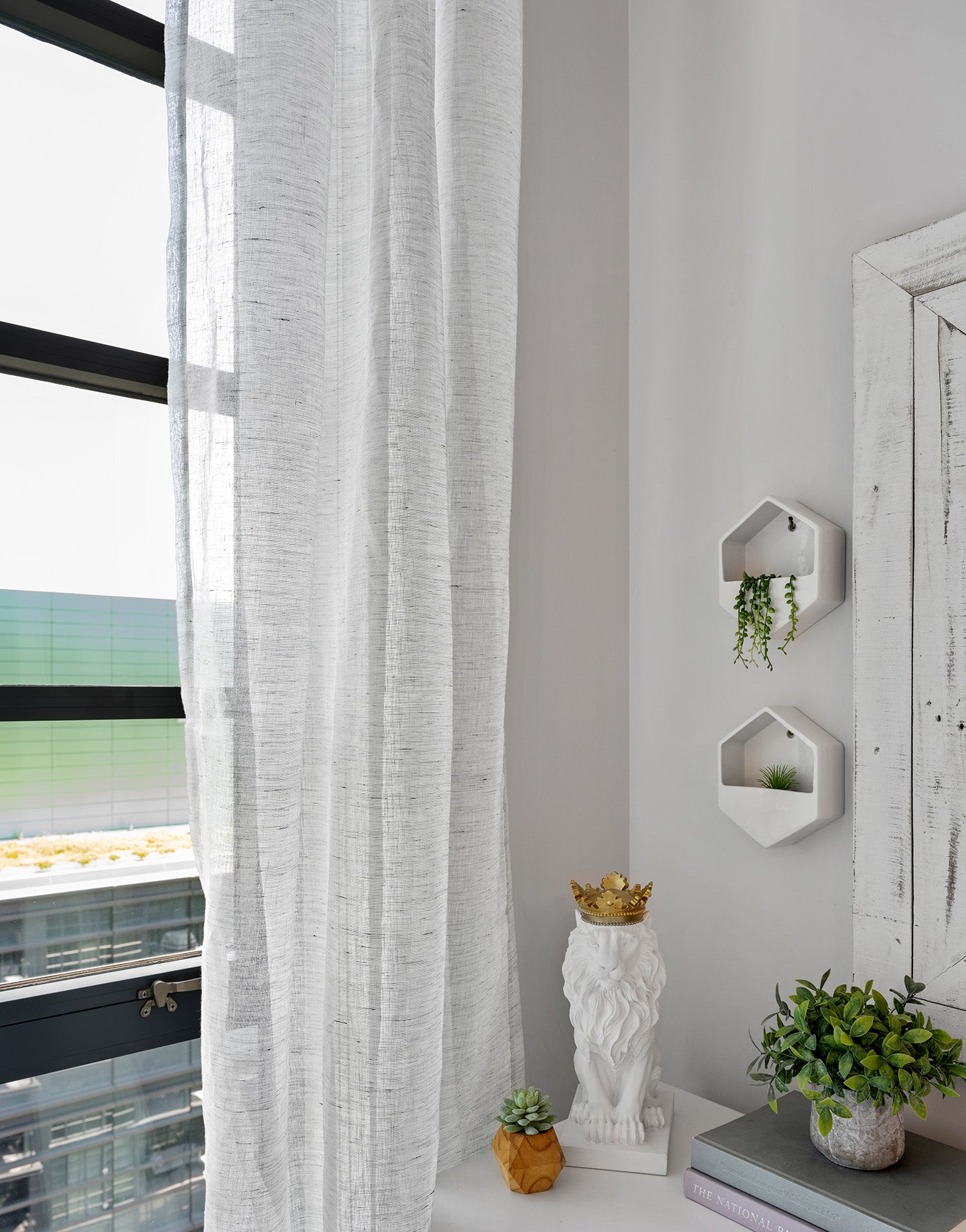 프랑스 리넨 시어 칼비 써니 클라우드