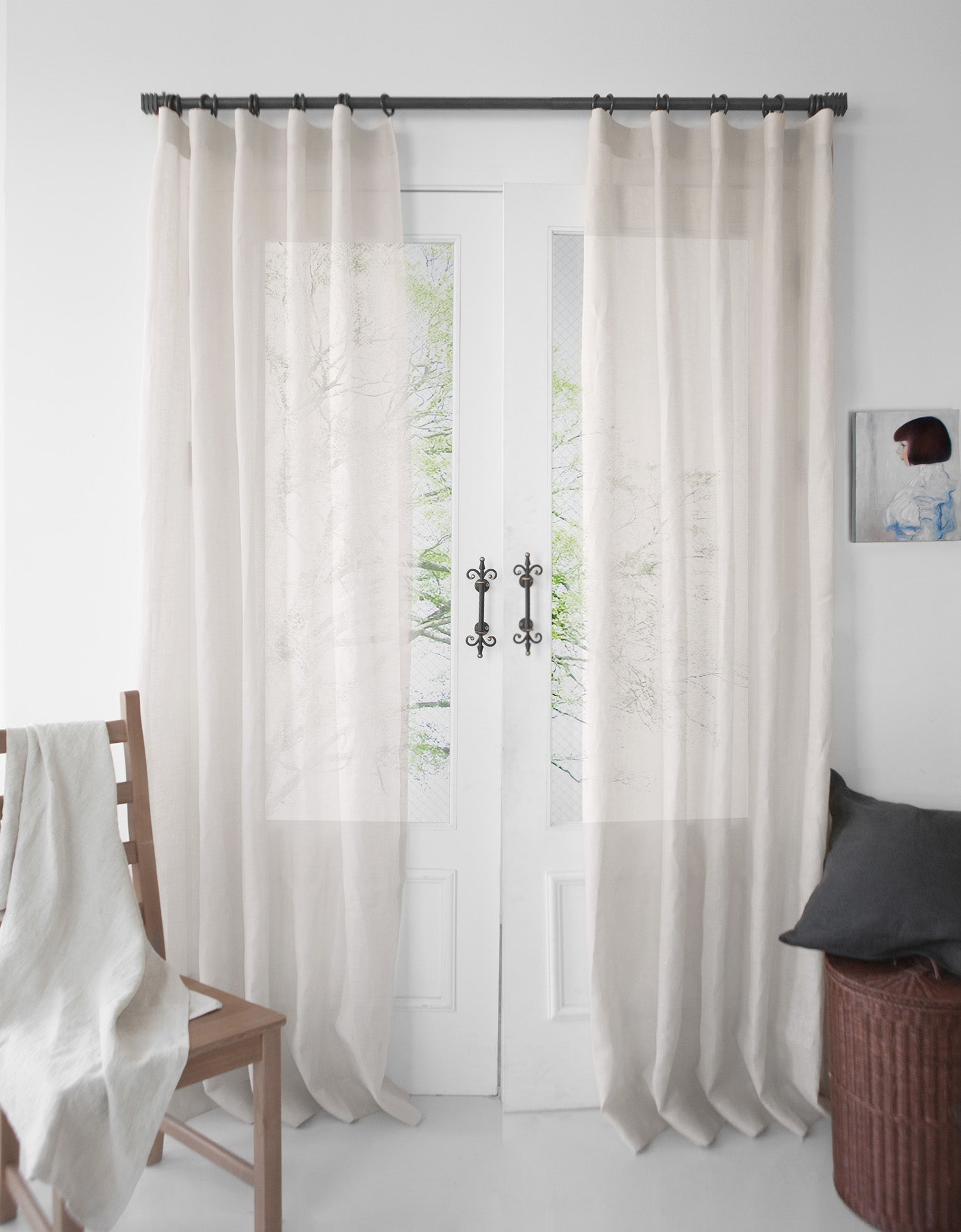 이태리 리넨 시어 카노비오 오트밀