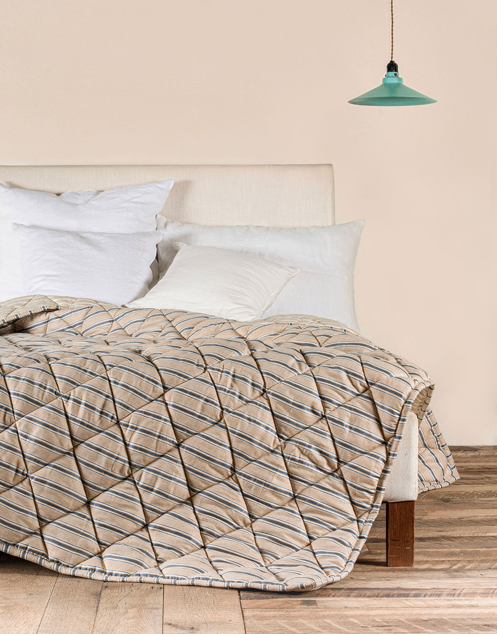 이태리 리넨 리알토 스트라이프 퀼트