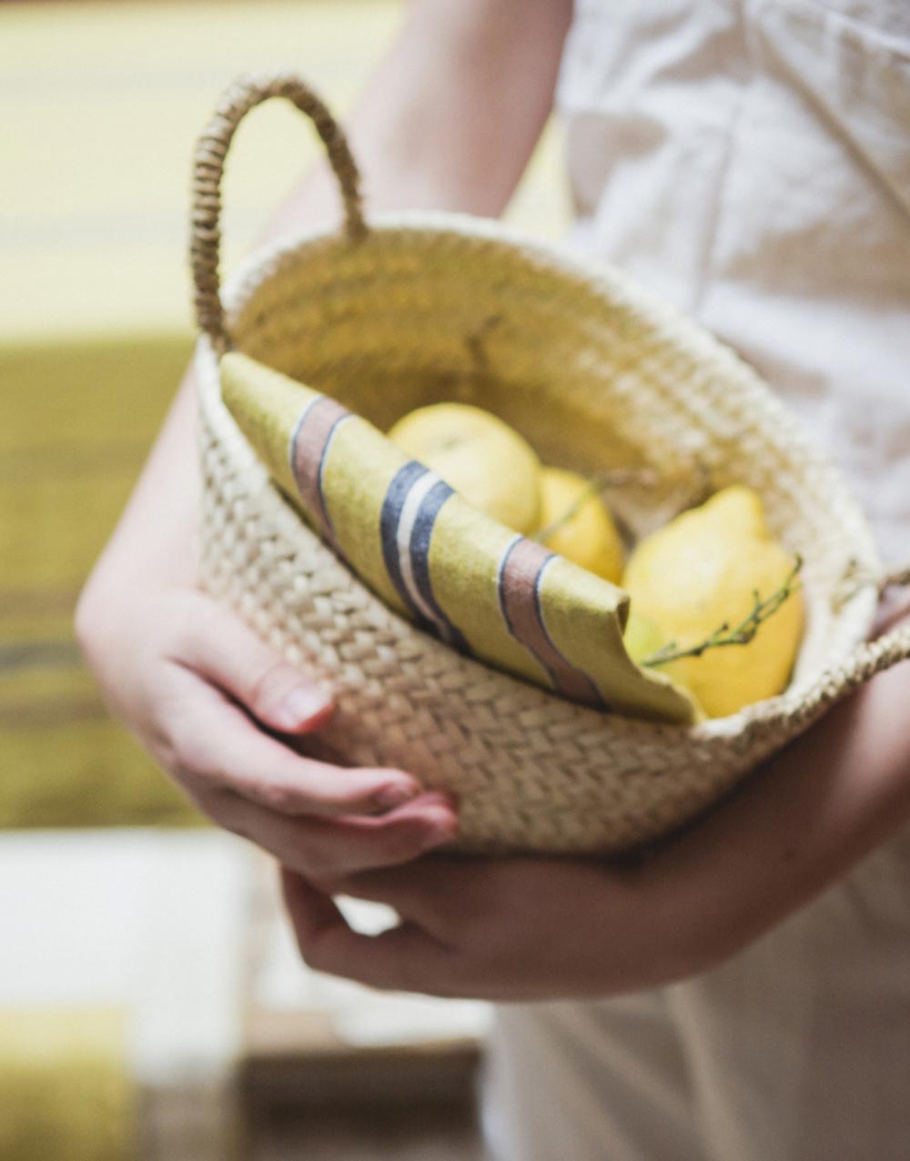 파티오 스트라이프 테이블 냅킨