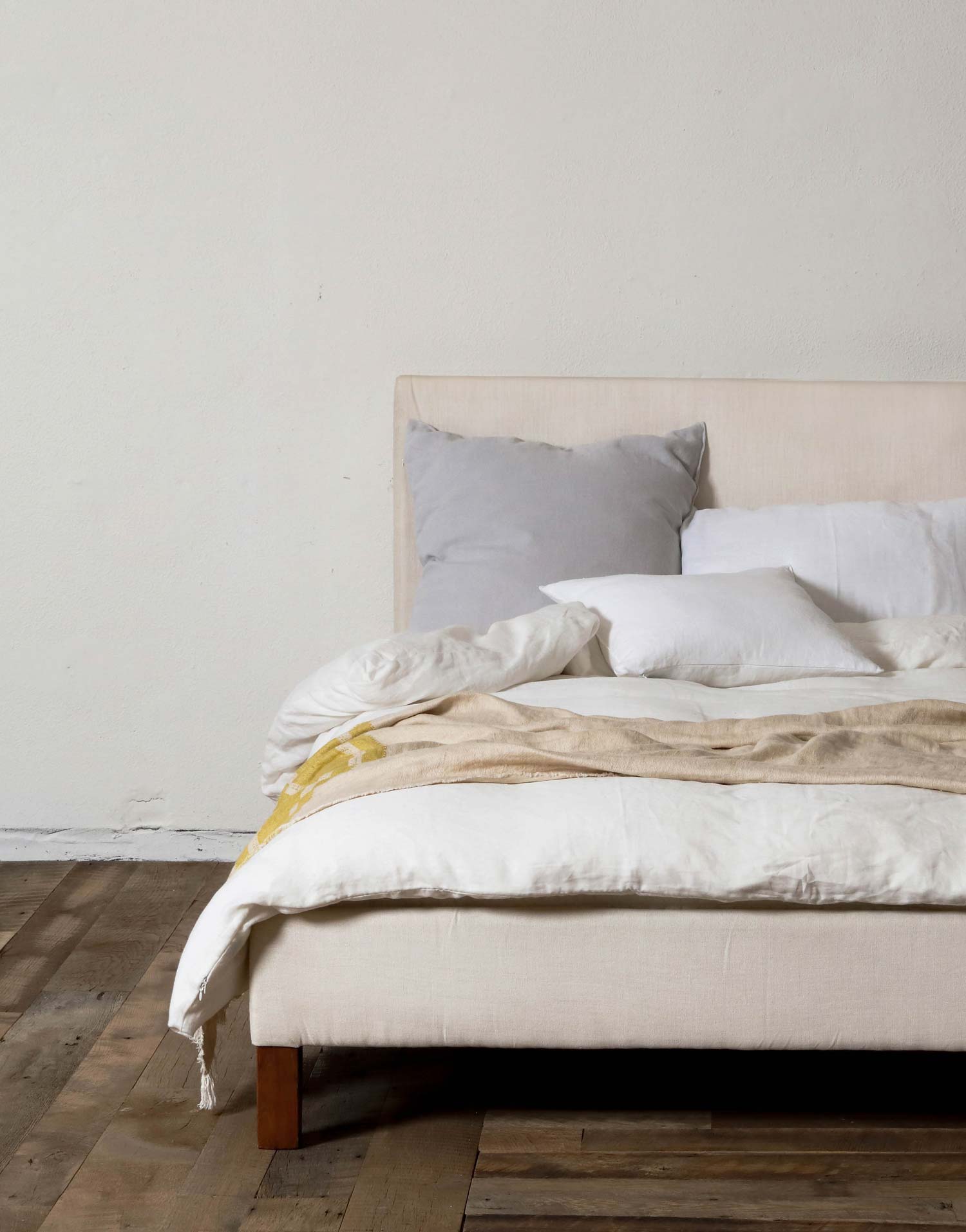 Sheldon Linen Platform Bed