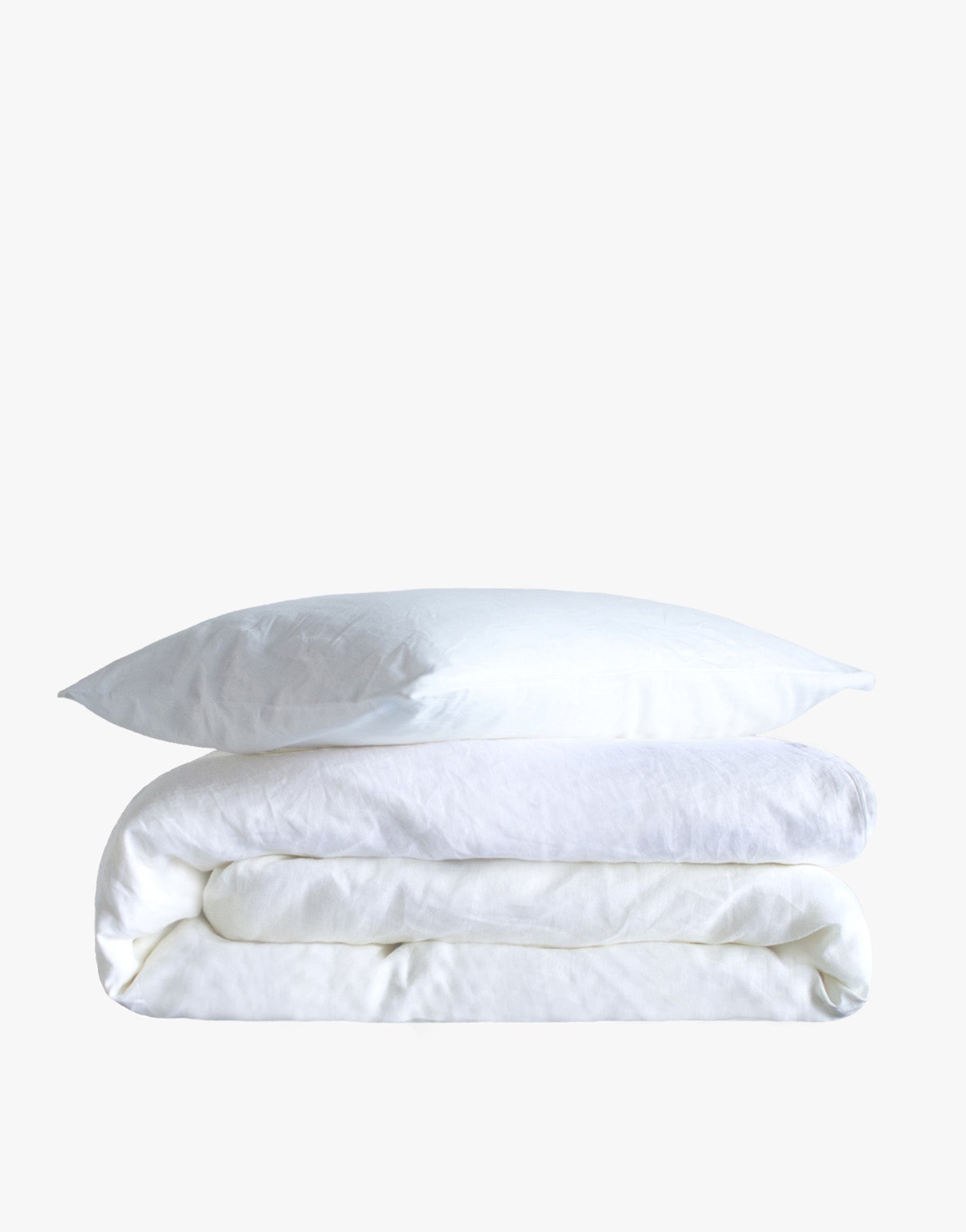 이태리 프리미어 리넨 카타니아 화이트 이불커버 세트