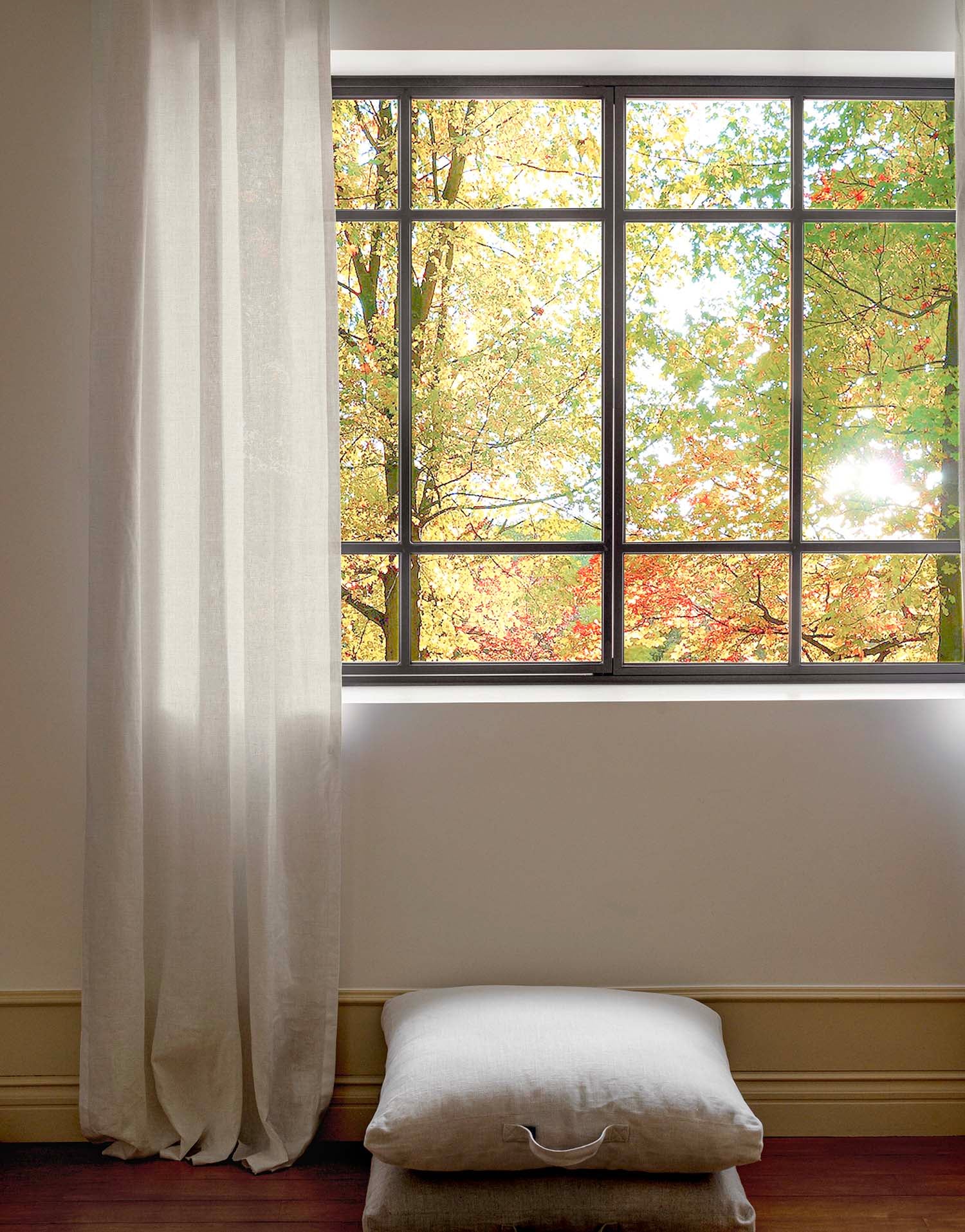 이태리 수입 린넨 커튼 오패크 맞춤제작 내추럴 인테리어용 린넨 커튼
