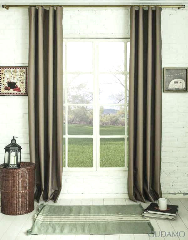 미국 수입 100% 암막 블랙아웃 커튼 맞춤제작 윌리스트 다크 토프 녹색 그린 컬러로 침실 안방 홈시어터에 적합한 암막커튼